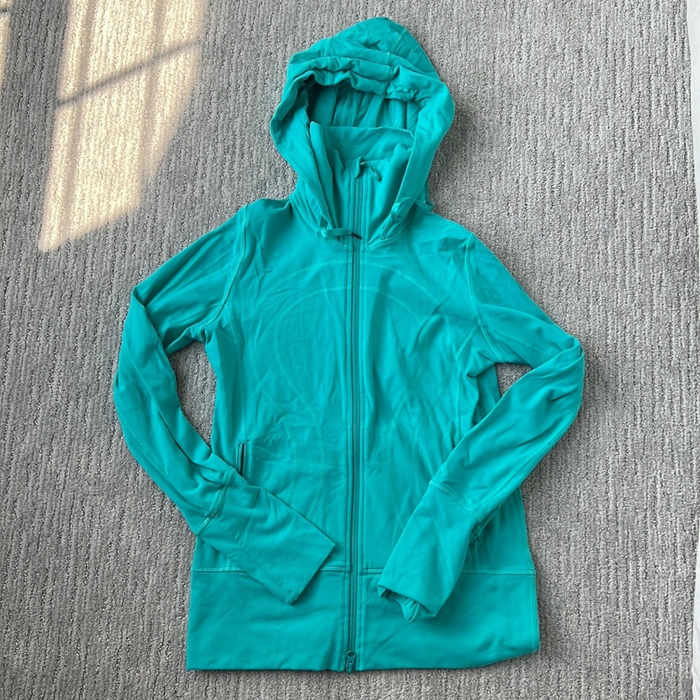 Lulu teal jacket